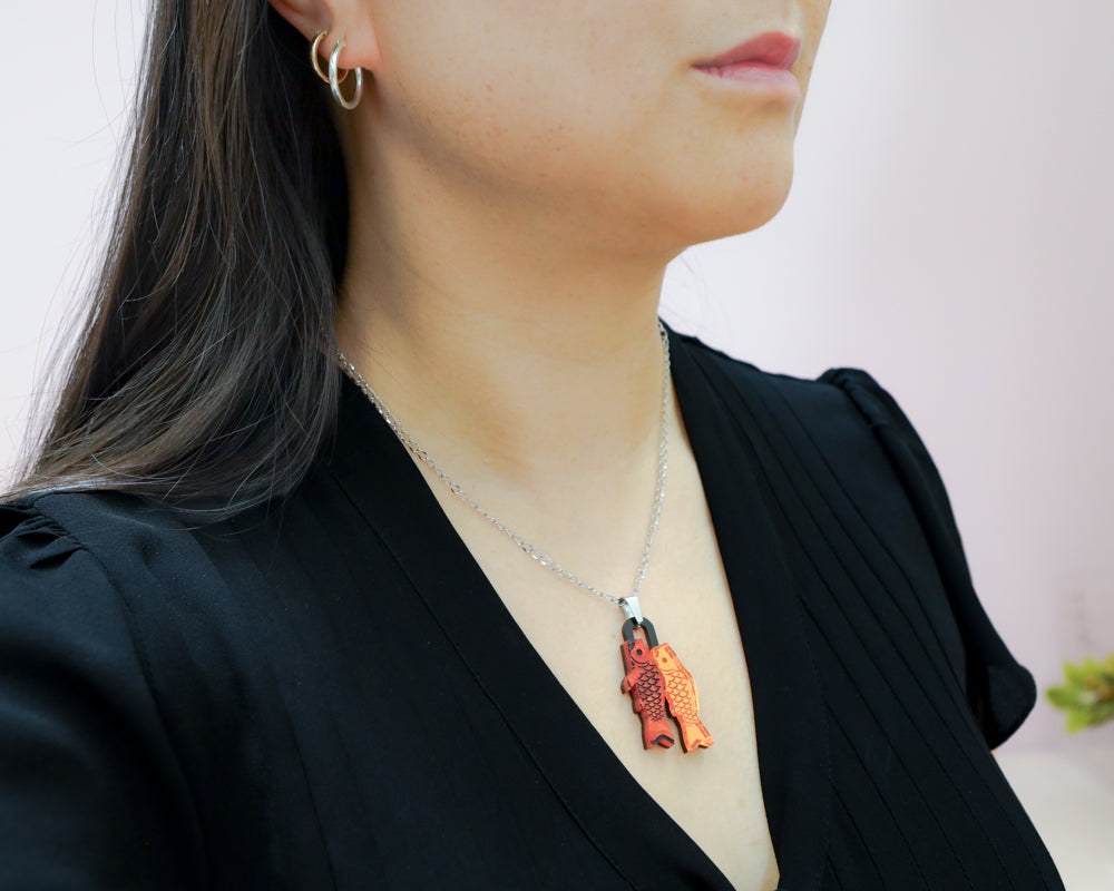 Fish Soy Sauce Necklace Pendant