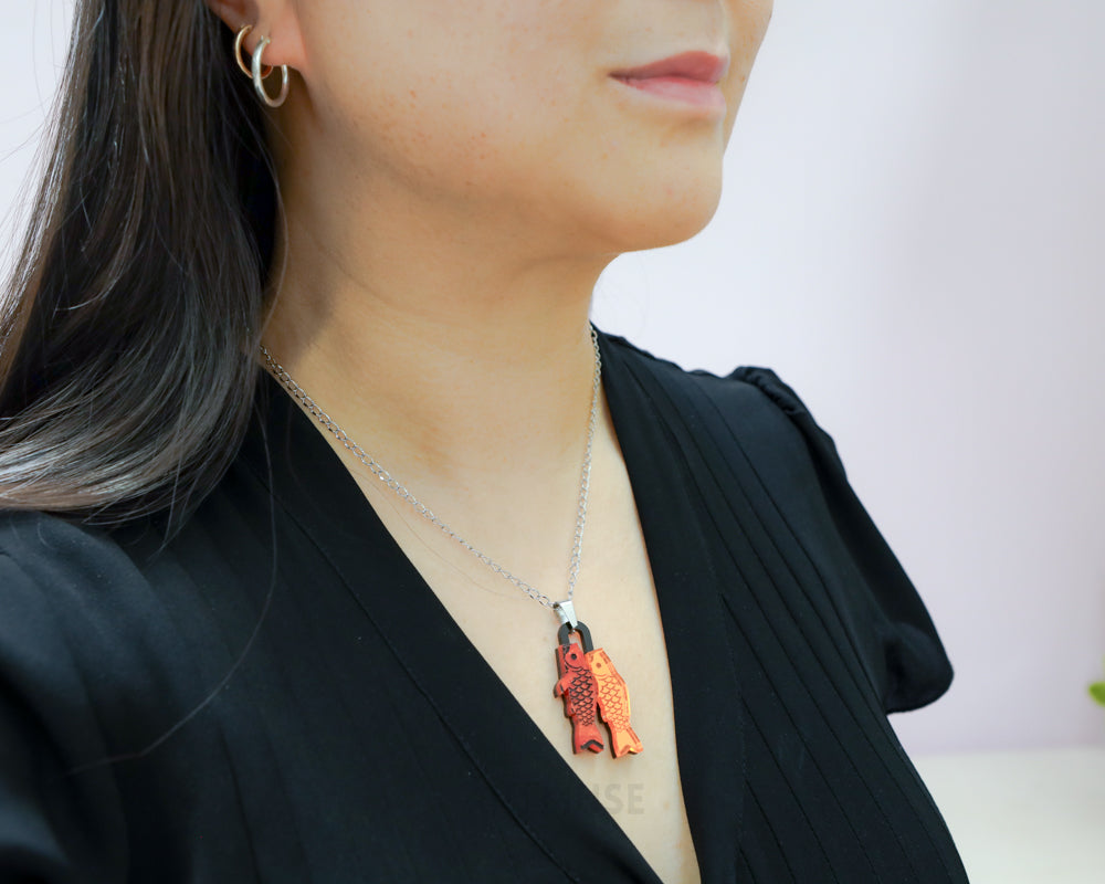 Prawn Tempura Necklace Pendant