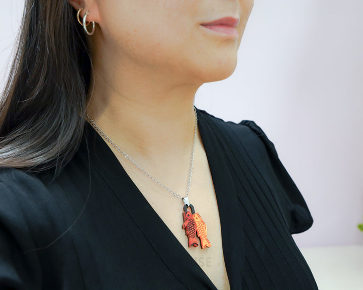Prawn Tempura Necklace Pendant