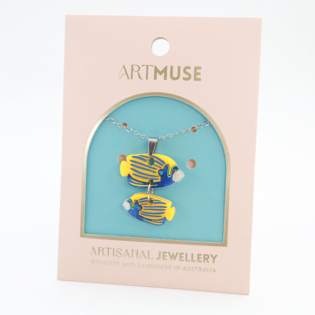 Emperor Angelfish Necklace Pendant