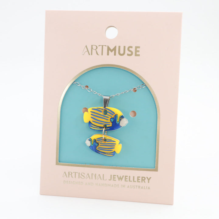Emperor Angelfish Necklace Pendant