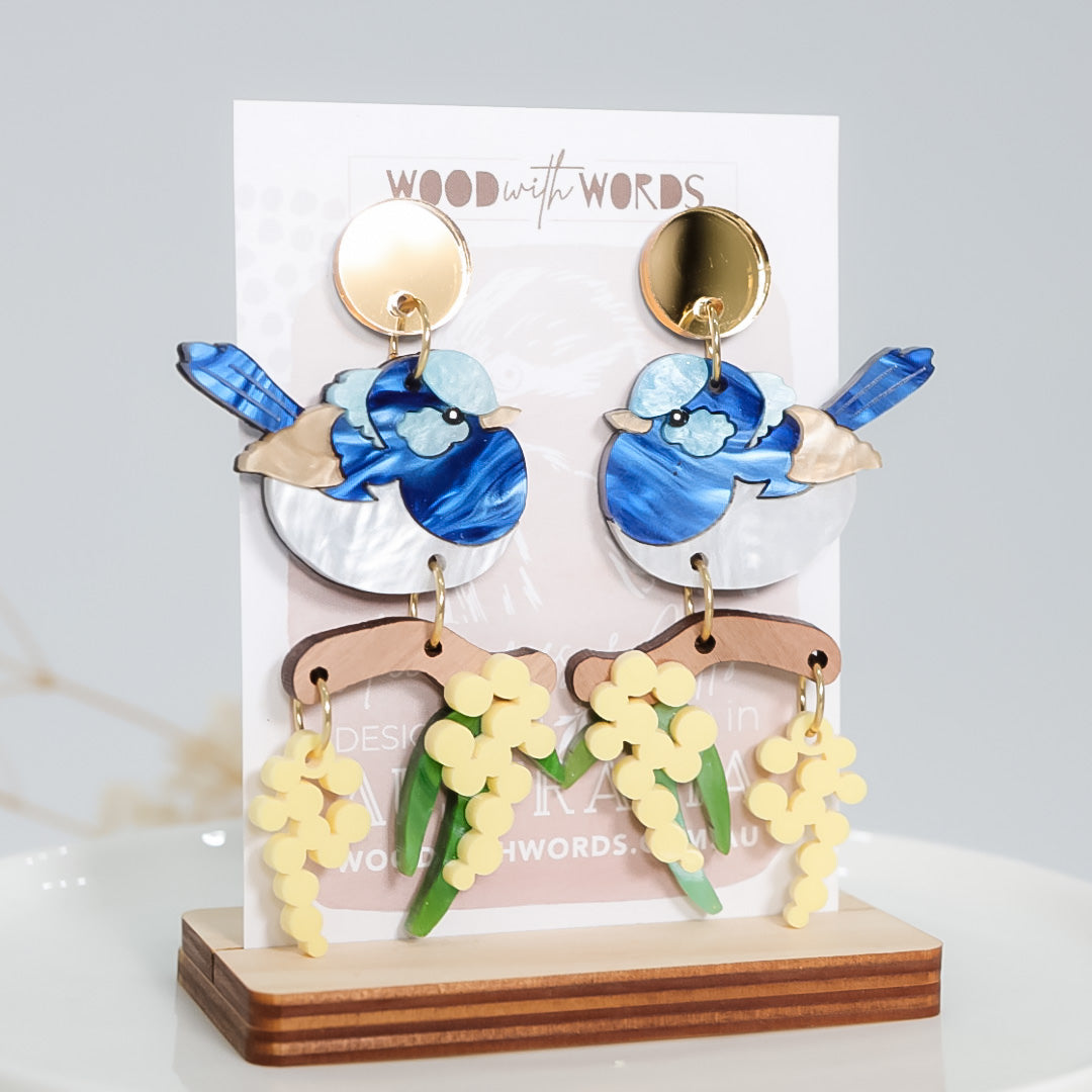 Fairy deals wren earrings