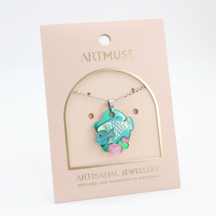 Humphead Wrasse Necklace Pendant