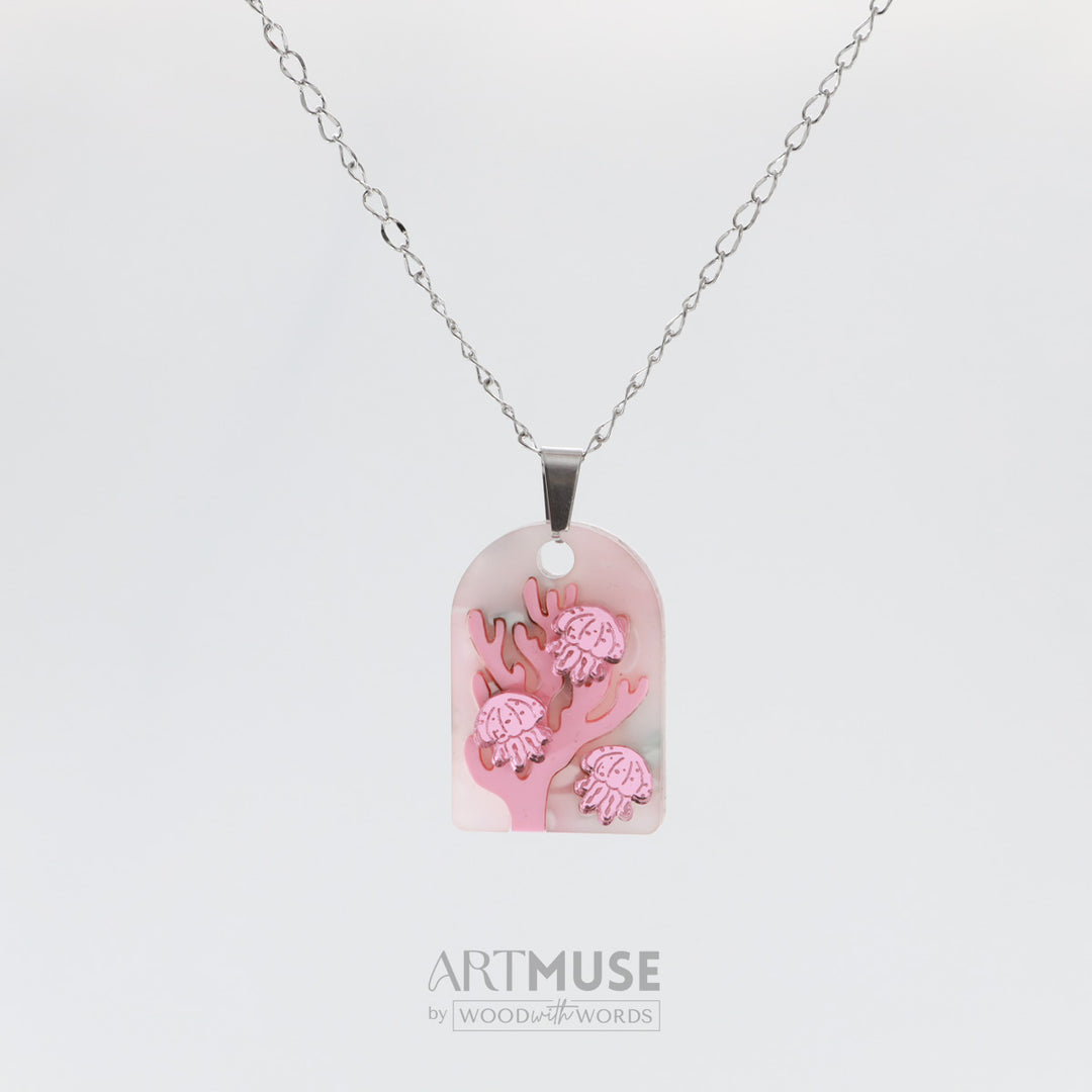 Jellyfish Necklace Pendant