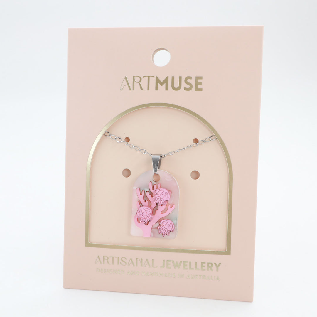 Jellyfish Necklace Pendant
