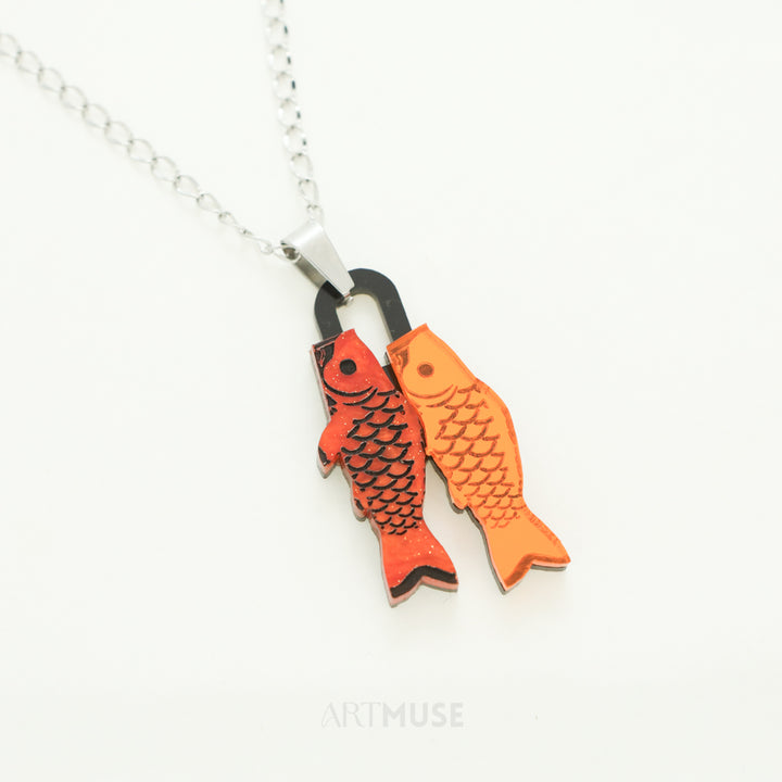 Koinobori Carp Streamer Necklace Pendant