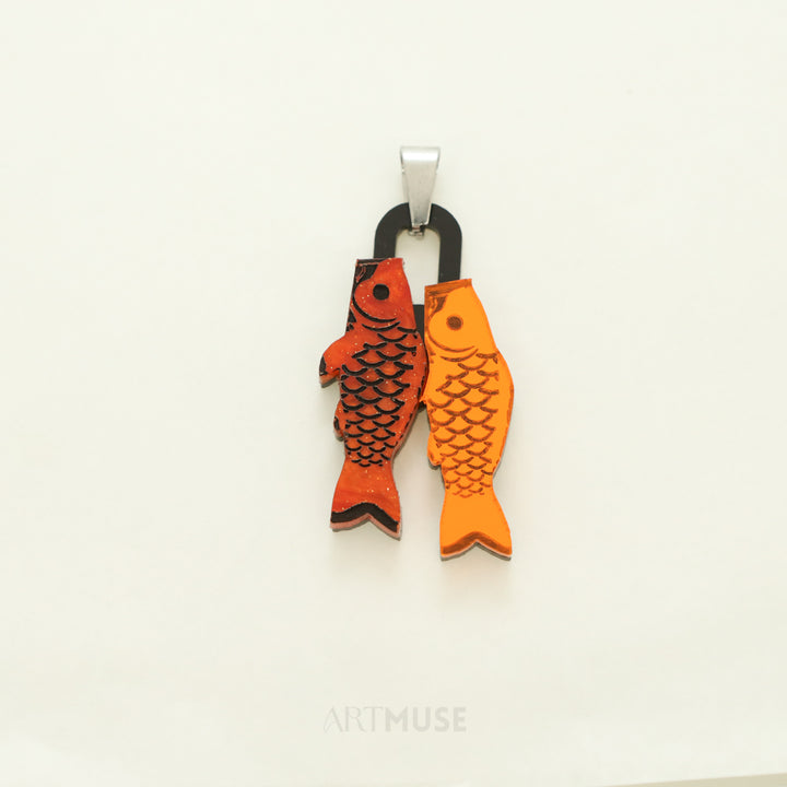 Koinobori Carp Streamer Necklace Pendant