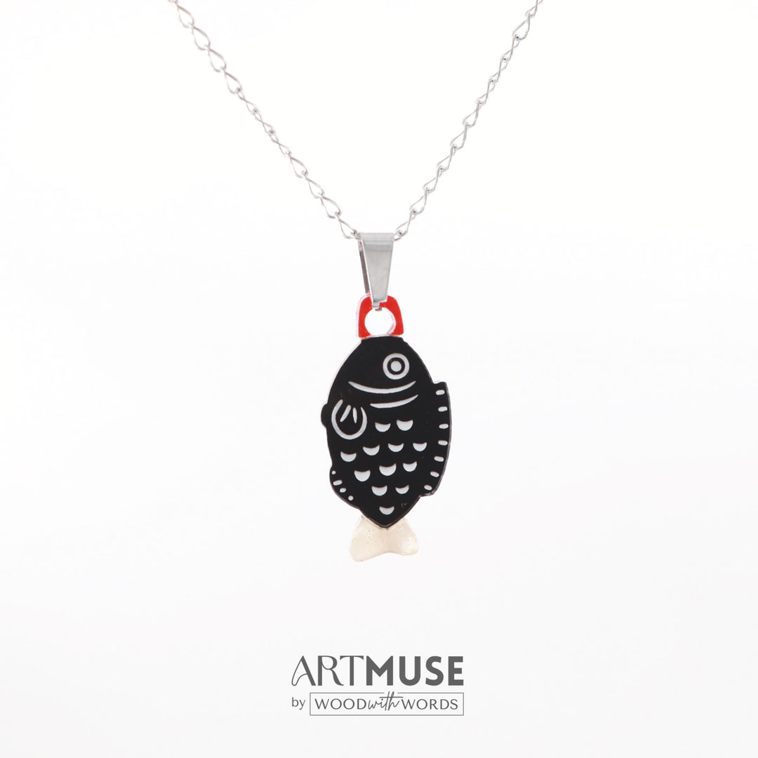 Fish Soy Sauce Necklace Pendant
