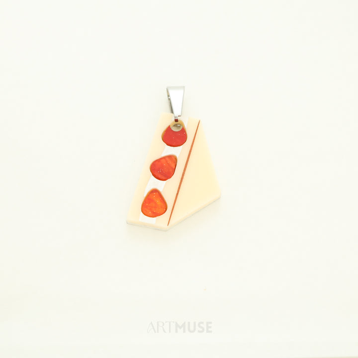 Strawberry Sando Necklace Pendant