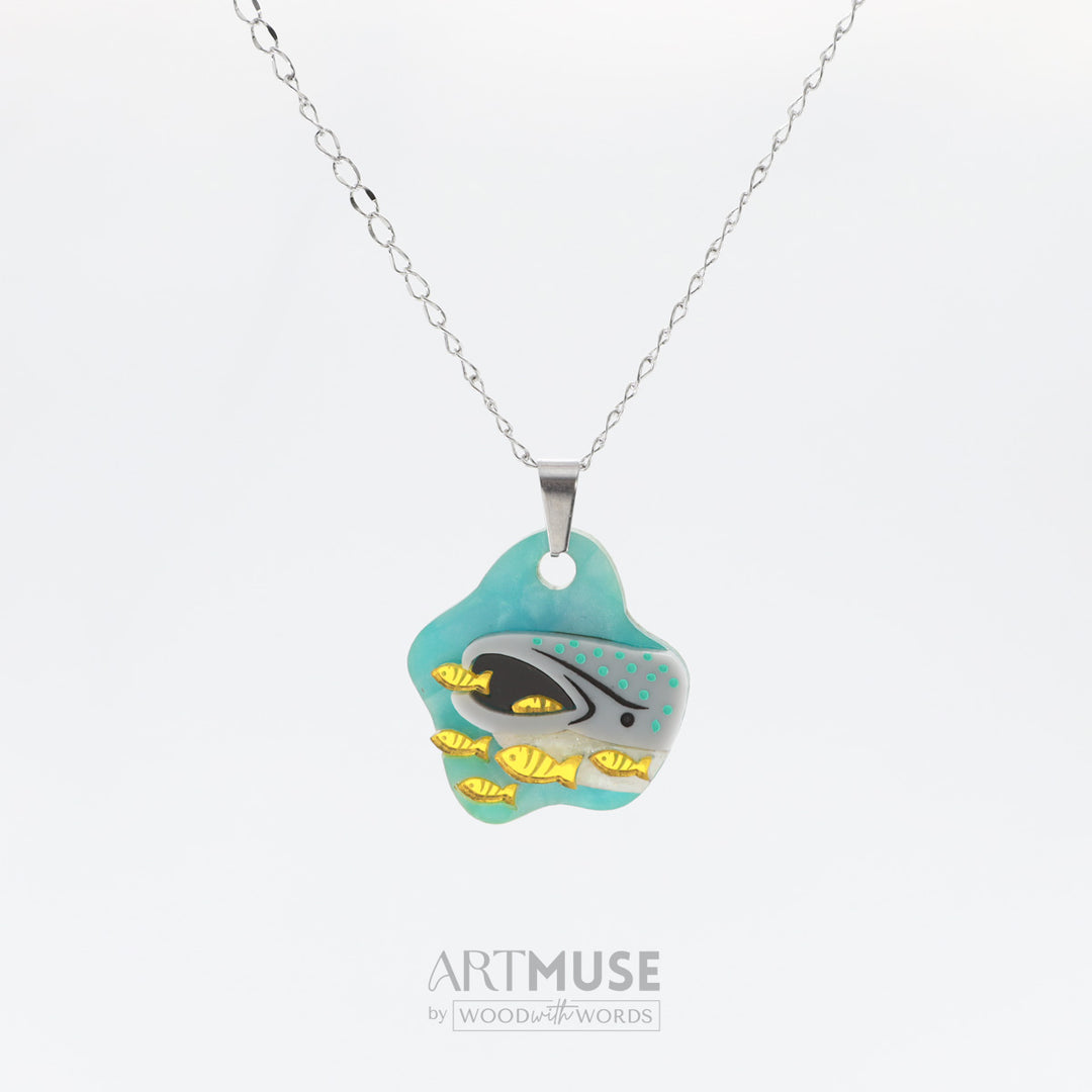 Whale Shark Fish Necklace Pendant