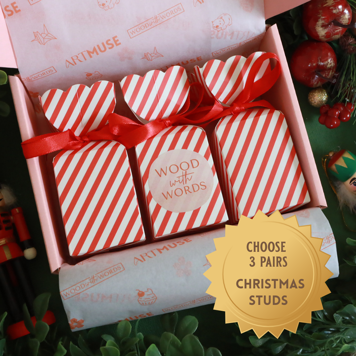 Christmas Bonbon Gift Box - Set of 3