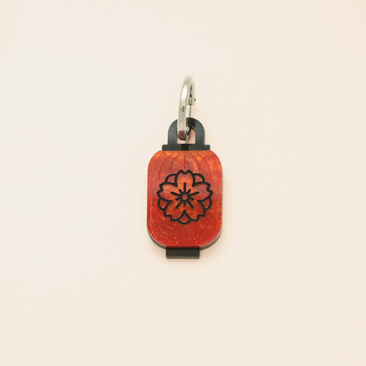 Red Blossom Lantern Charm