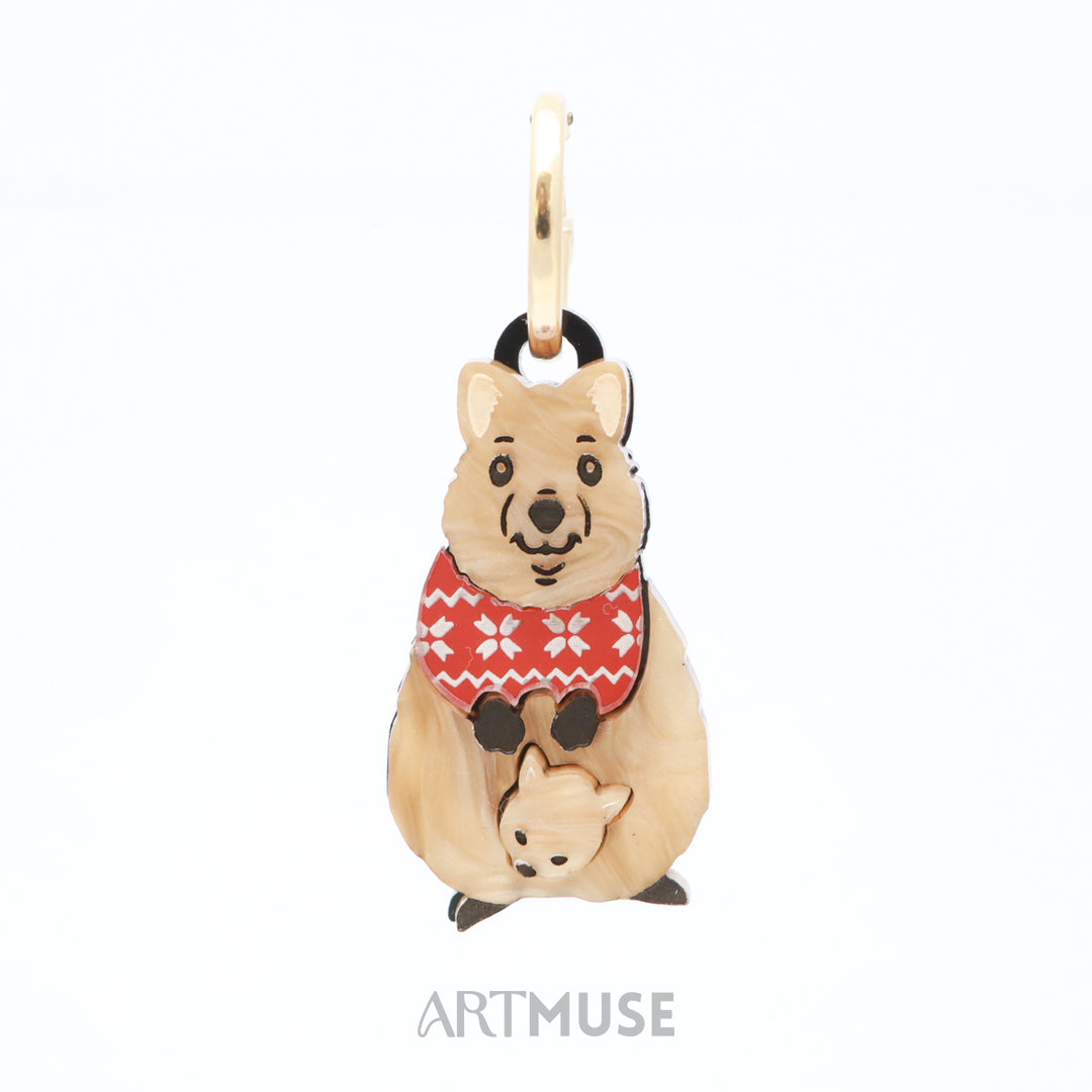 Quokka Fair Isle Jumper Charm