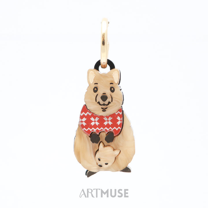 Quokka Fair Isle Jumper Charm