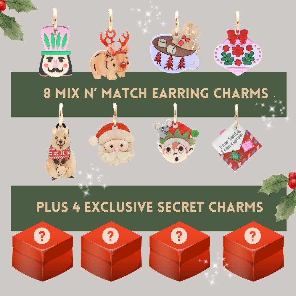 Earring Advent Calendar - Christmas Earring Charms