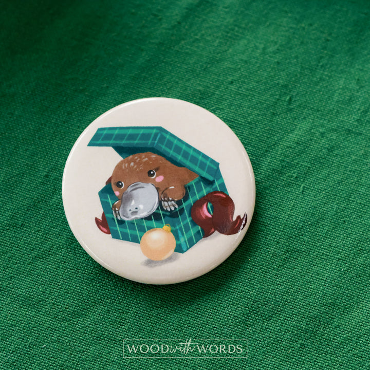 Animal Button Badge - Platypus