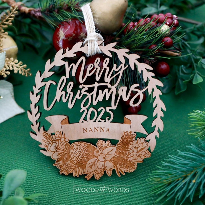 オーストラリア原産の花のクリスマスオーナメント