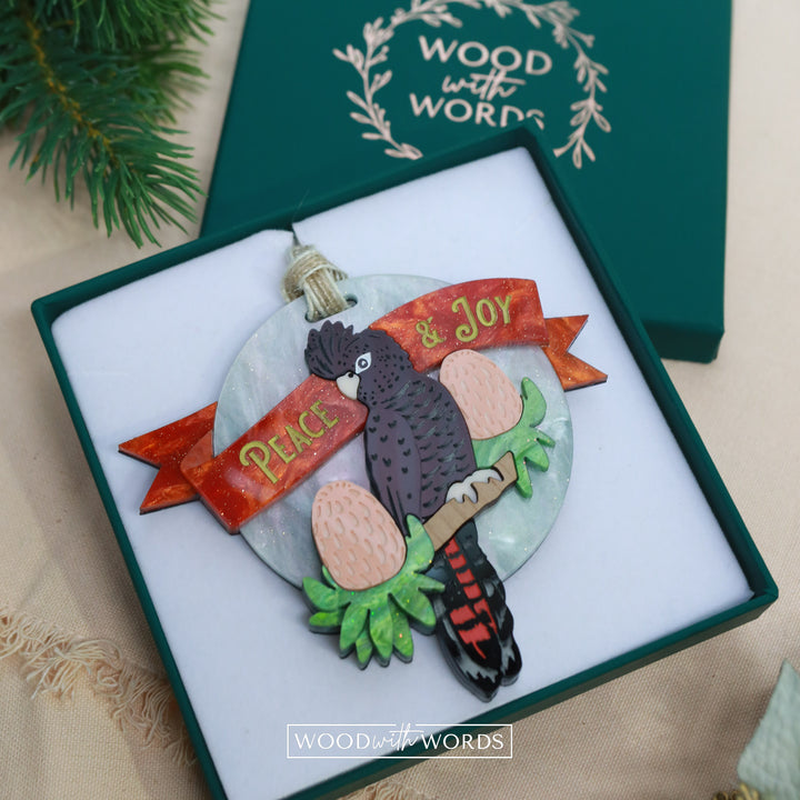 Christmas Collector's Ornament - Black Cockatoo