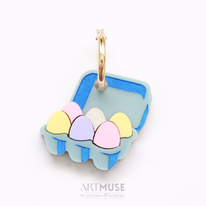 Carton of Easter Eggs - Blue