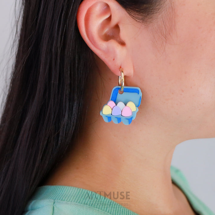 Carton of Easter Eggs - Blue