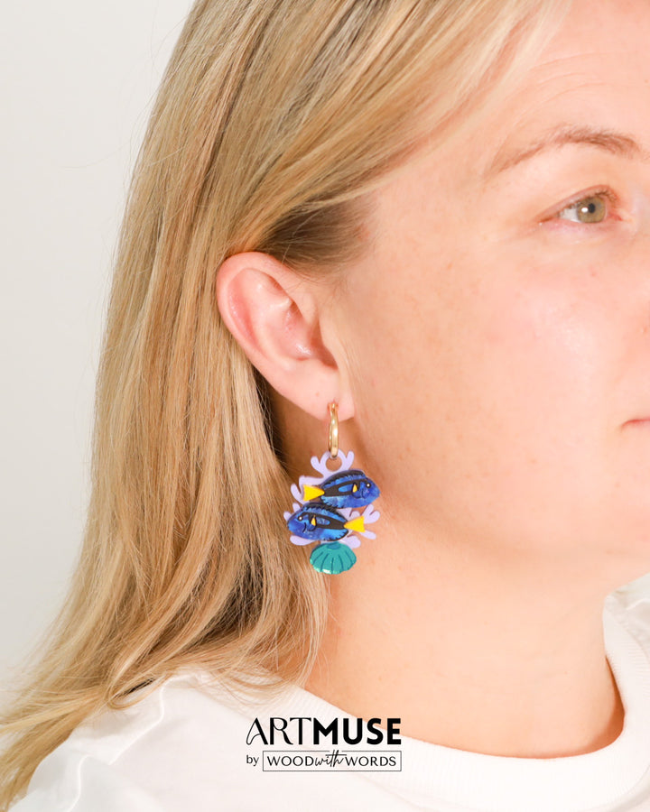 Blue Tang Surgeonfish Charm
