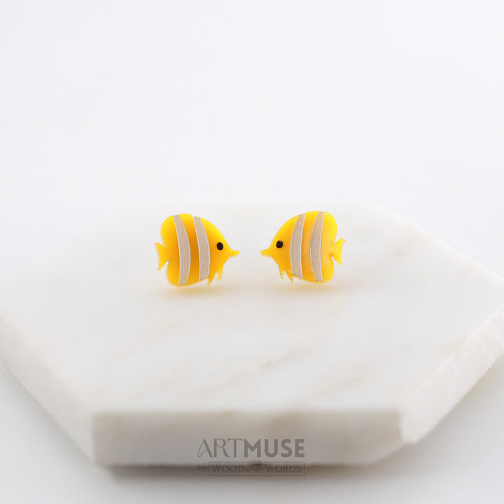 Butterflyfish Acrylic Stud Earrings - Fundraiser