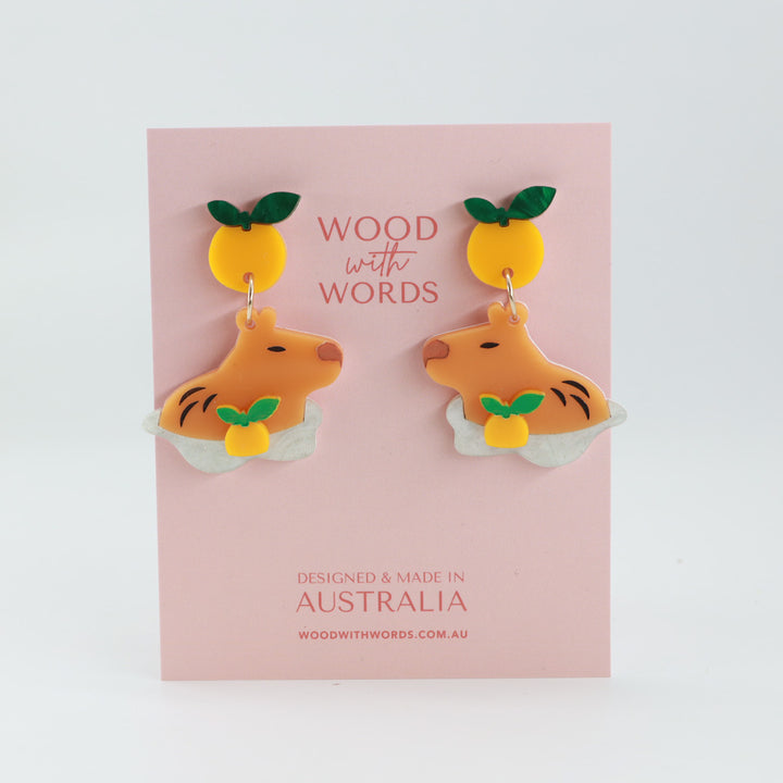 Capybara Yuzu Dangles