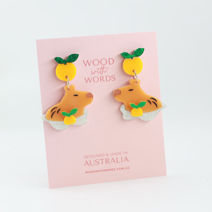 Capybara Yuzu Dangles