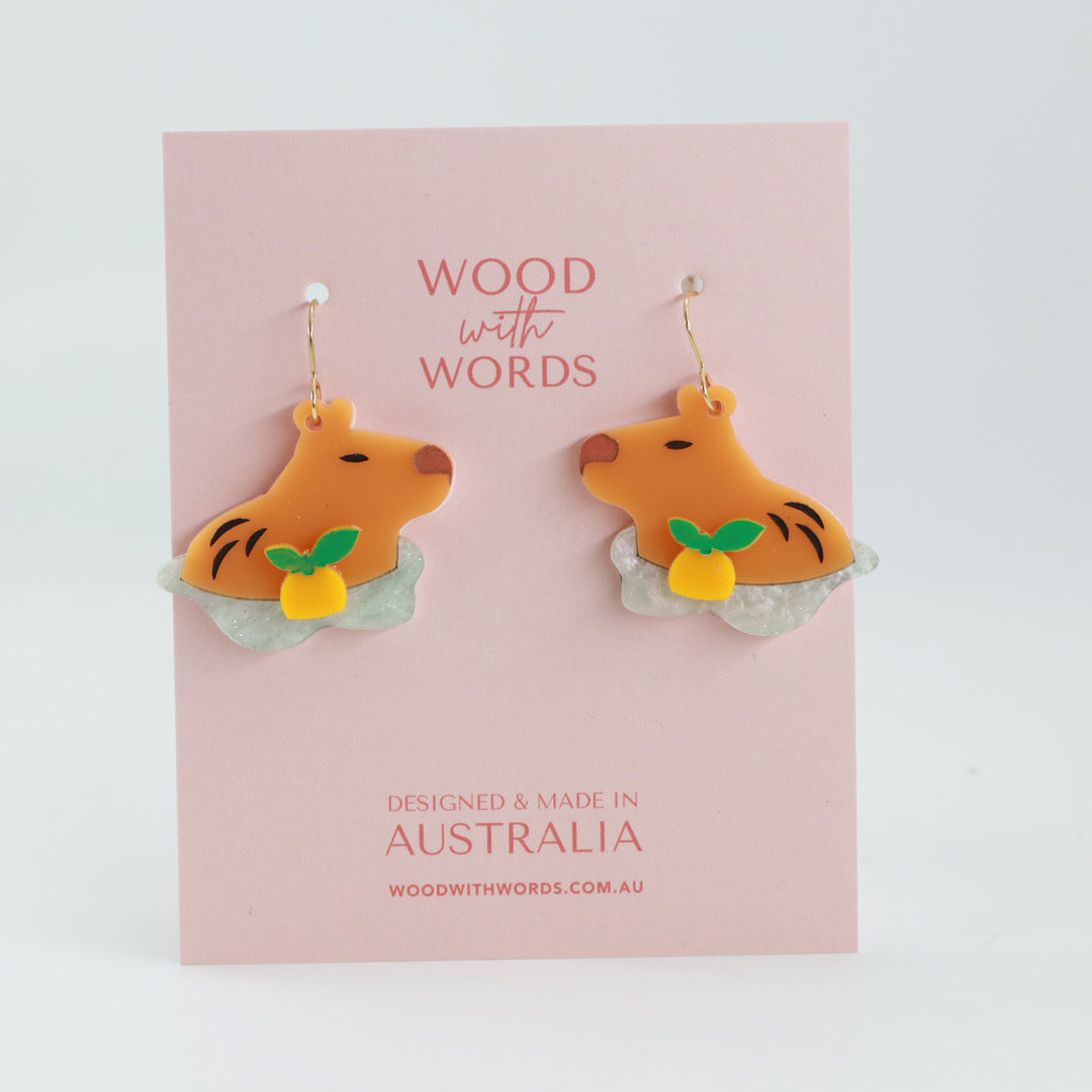 Capybara Yuzu Dangles