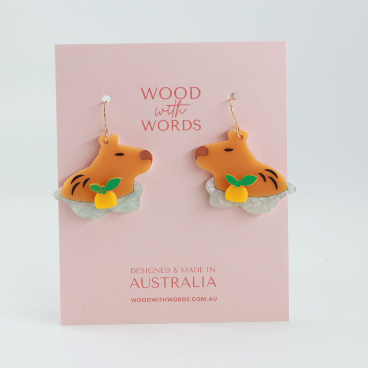 Capybara Yuzu Dangles