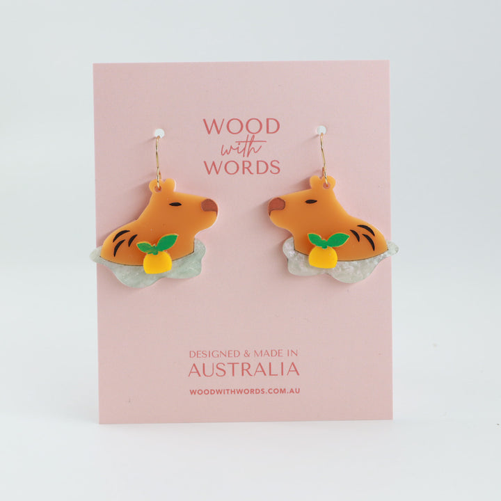 Capybara Yuzu Dangles