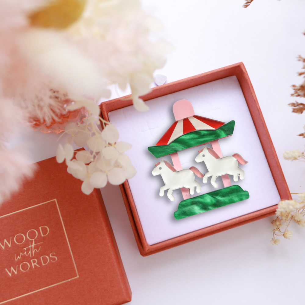 Carousel Brooch