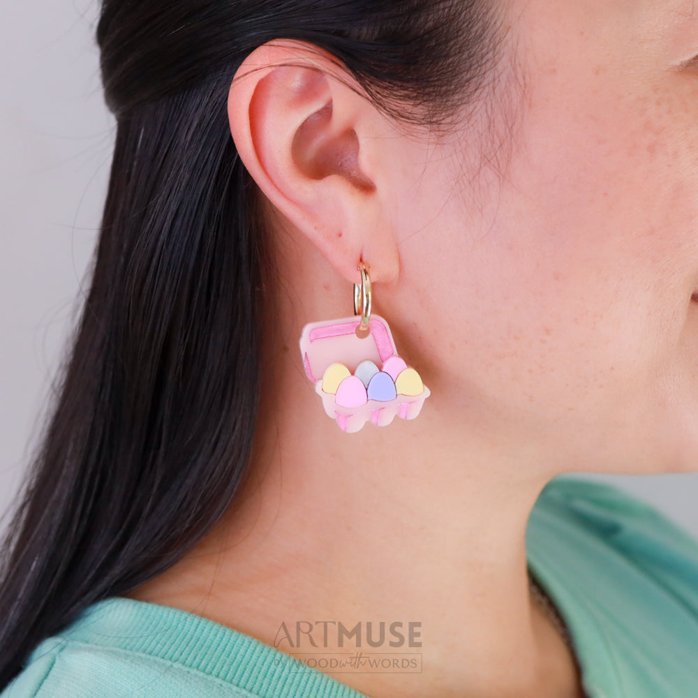 Carton of Easter Eggs - Pink