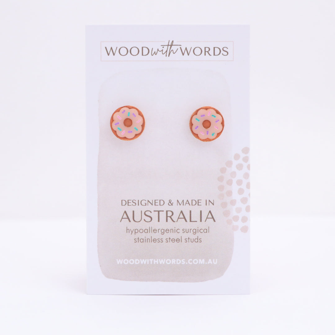 Donuts Acrylic Stud Earrings