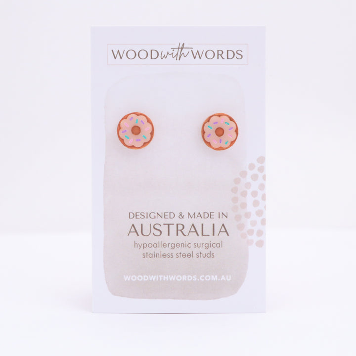 Donuts Acrylic Stud Earrings