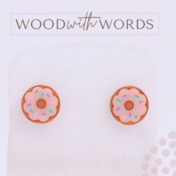 Donuts Acrylic Stud Earrings