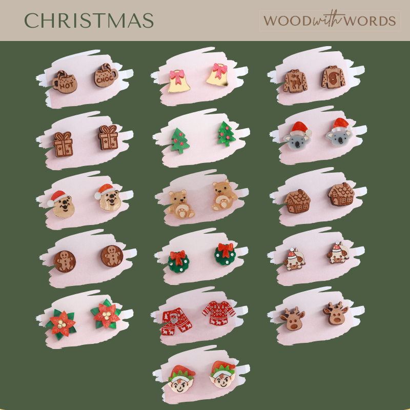 メリークリスマス - イヤリングギフトセット