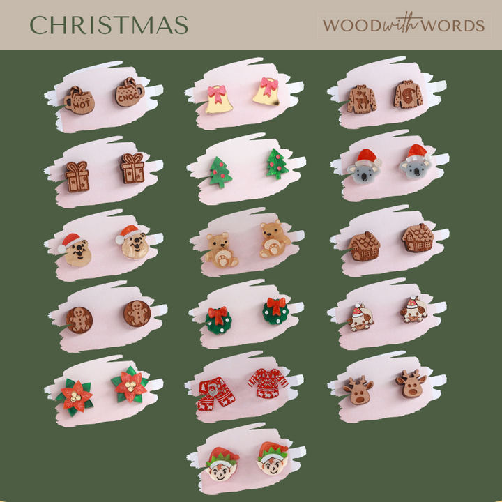 メリークリスマス - イヤリングギフトセット
