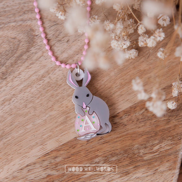 Bilby Necklace with Initial - Assorted Letters