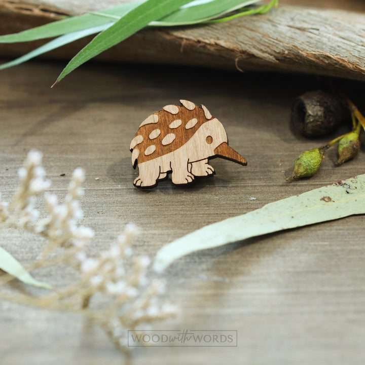 Echidna Wooden Pin