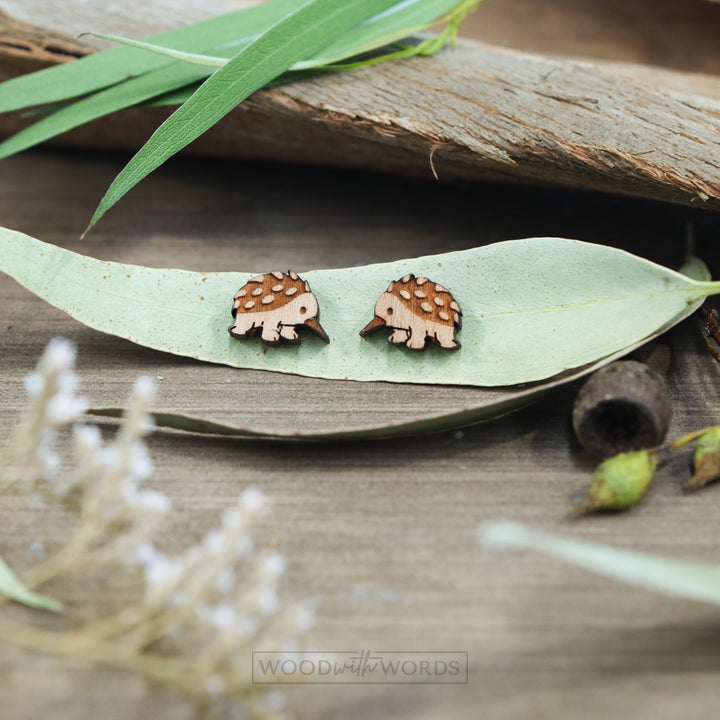 Australian Wildlife Series Wooden Stud Earrings