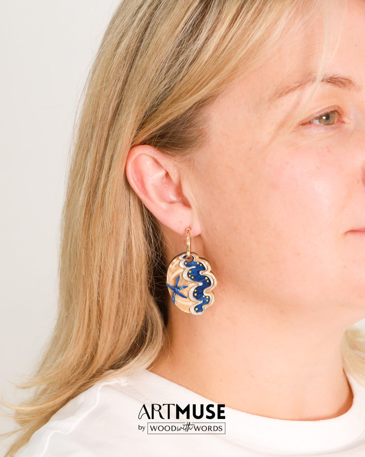 Giant Clam x Humphead Wrasse ARTMUSE Charm + Hoops