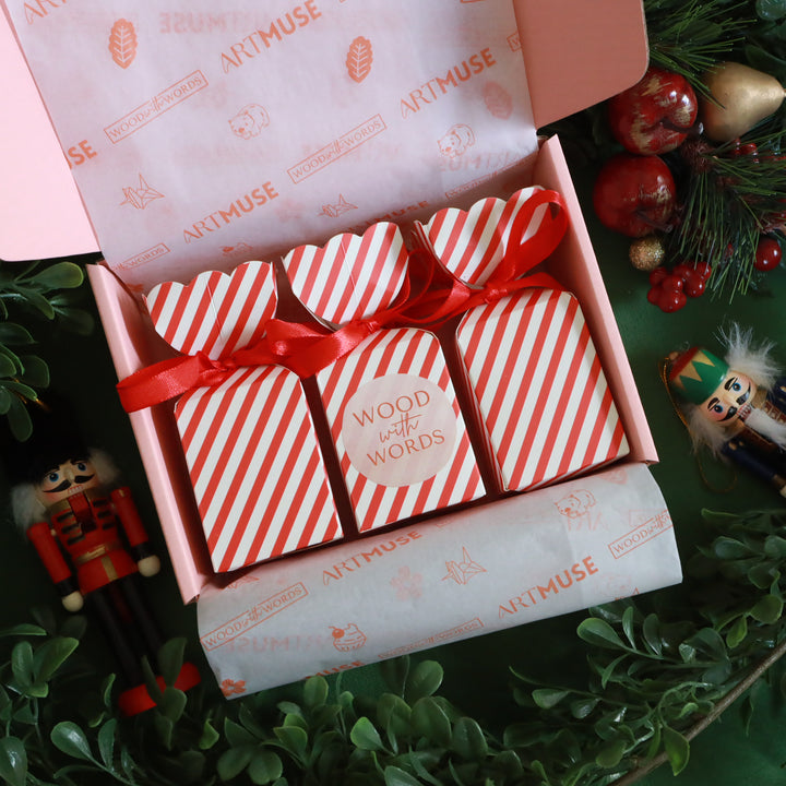 Christmas Bonbon Gift Box - Set of 3