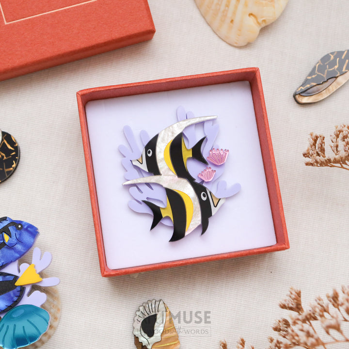 Moorish Idol Brooch