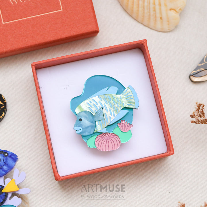 Humphead Maori Wrasse Brooch