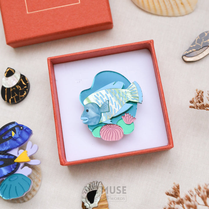 Humphead Maori Wrasse Brooch