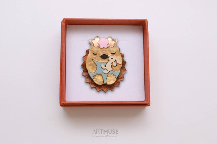 Quilliam Hedgehog Brooch