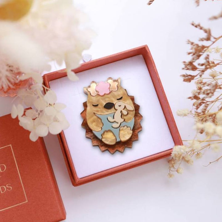 Quilliam Hedgehog Brooch