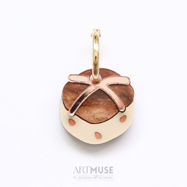 Hot Cross Bun Charm