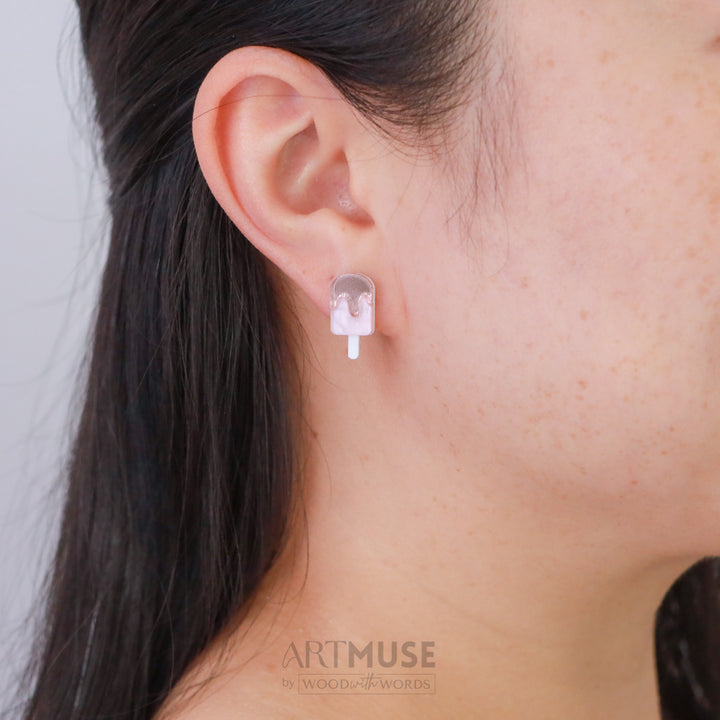 Icypole Acrylic Stud Earrings